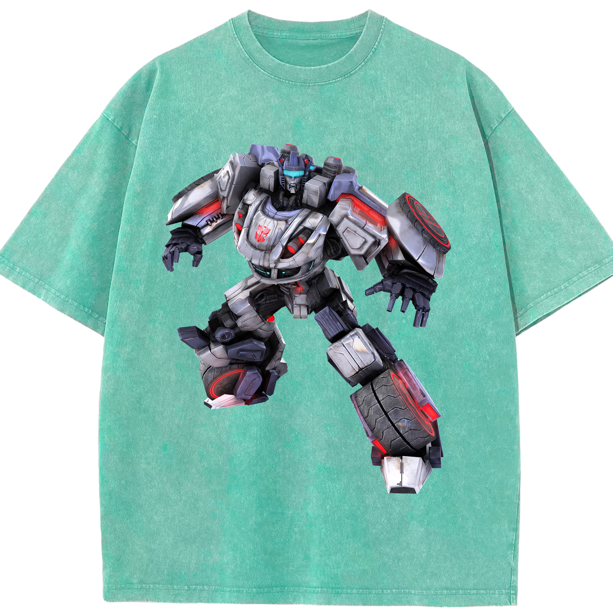 （画像用） Transformers トランスフォーマー 綿100% ヴィンテージ風 半袖Tシャツ（フロントプリント）